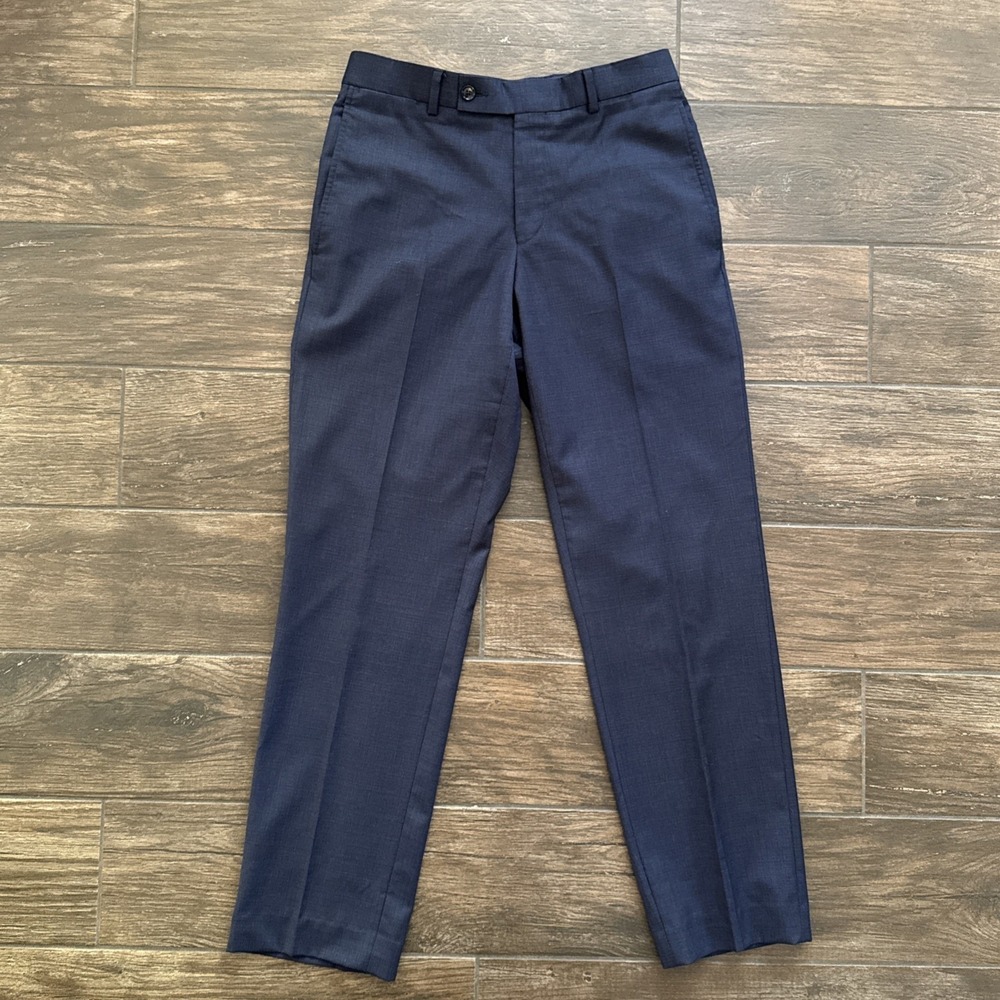 Ted Baker Suit Men 38R Jacket Blue Wool Endurance Jay Ct 28x30 Pants - Picture 10 of 16